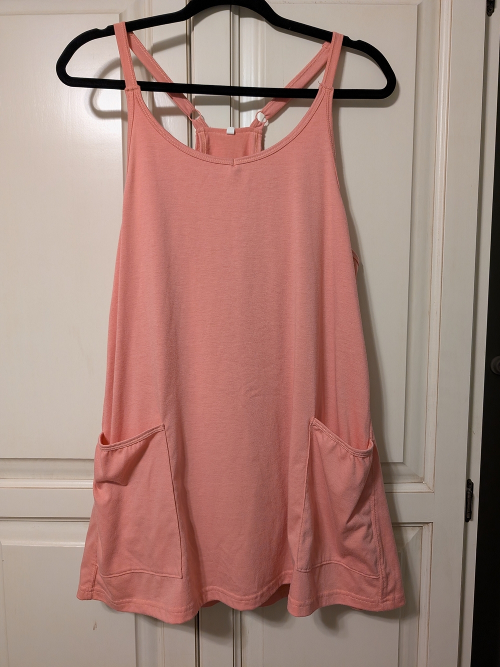 Unbranded Women's Racerback Mini Dress Romper